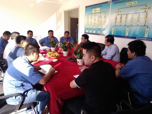 建設(shè)集團(tuán)副總經(jīng)理王明智一行指導(dǎo)靖神鐵路項目建設(shè)