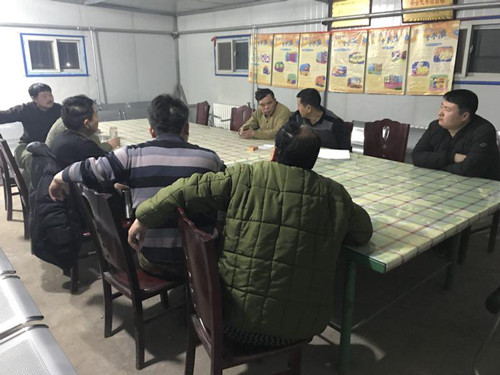 機(jī)電安裝公司小保當(dāng)項(xiàng)目部定措施趕工期全力保工程施工