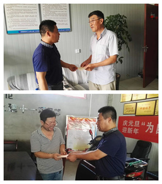 陜煤建設(shè)天工公司慰問困難黨員 傳送組織關(guān)懷