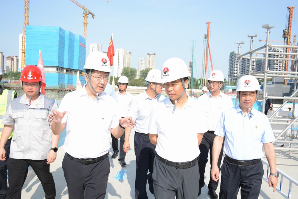 陜煤集團副總經(jīng)理宋召軍深入天工公司項目一線檢查指導(dǎo)