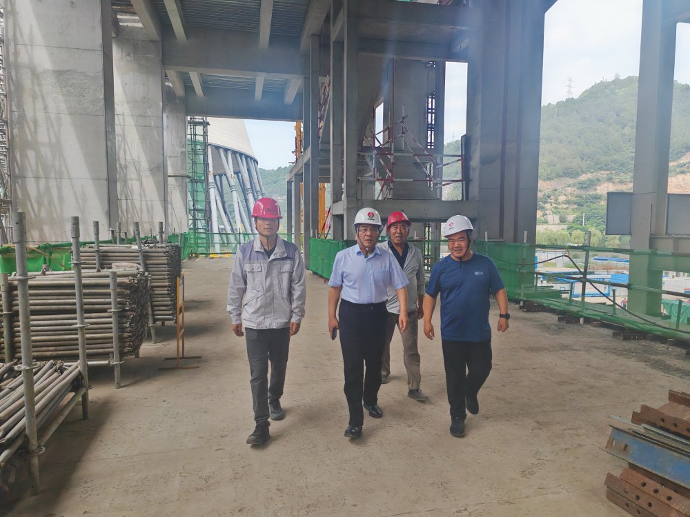 王明智深入黃陵電廠主廠房項目調(diào)研指導(dǎo)