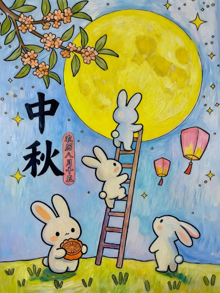 喜迎團圓月，妙筆繪中秋