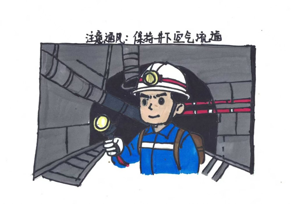 井下安全“四字訣”：通風(fēng)、滅火、逃生、提能